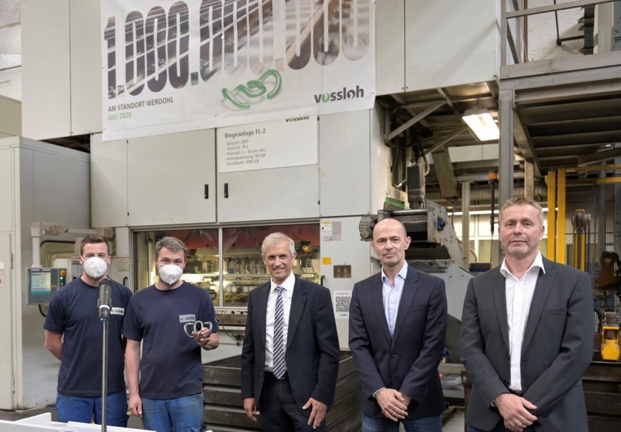 Vossloh produziert milliardste Spannklemme in Werdohl